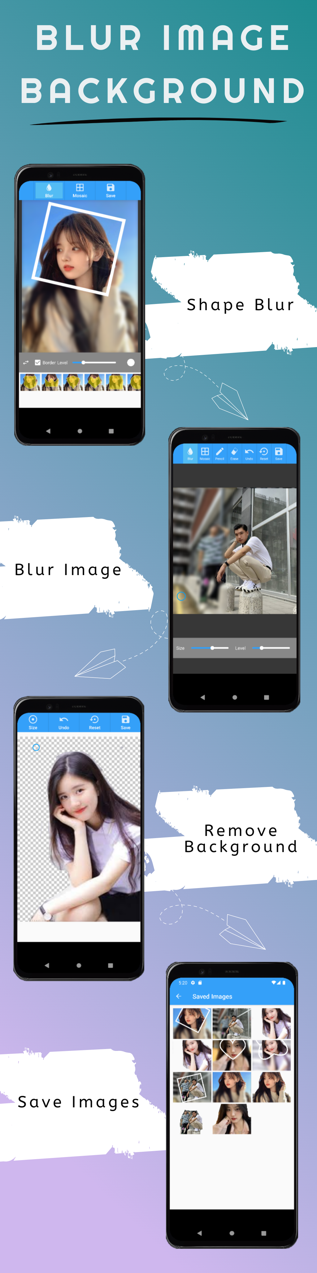 Blur image background Android - 2